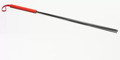 Стек с красной кожаной ручкой - 62 см. - фото, цены