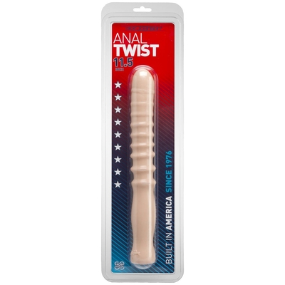 Телесный анальный стимулятор Anal Twist - 29 см. - фото, цены