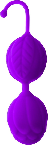 Фиолетовые вагинальные шарики Horny Orbs - фото, цены