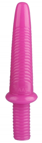 Розовый анальный стимулятор Буравчик - 31 см. - фото, цены