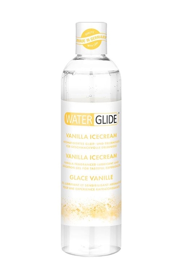 Лубрикант на водной основе с ароматом ванильного мороженого Waterglide Vanilla Icecream - 300 мл. - фото, цены