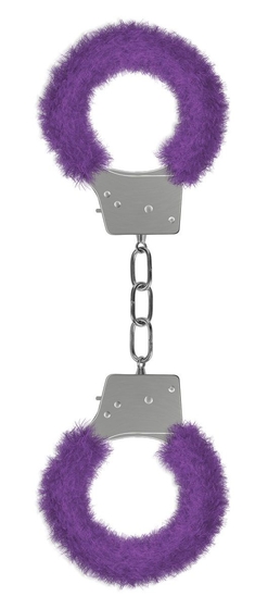 Пушистые фиолетовые наручники Ouch! Purple - фото, цены