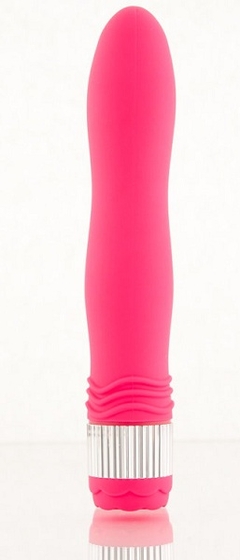 Розовый водонепроницаемый вибратор - 21,5 см. - фото, цены