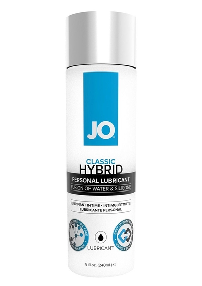 Лубрикант на водно-силиконовой основе Jo Classic Hybrid - 240 мл. - фото, цены
