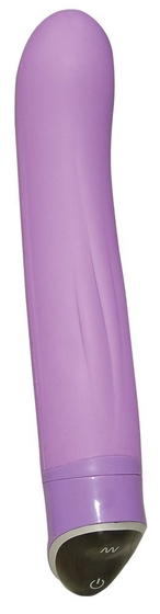 Фиолетовый вибратор Smile Easy - 22 см. - фото, цены