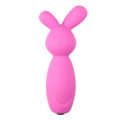 Розовый мини-вибратор Mini Bunny Vibe - 8 см. - фото, цены