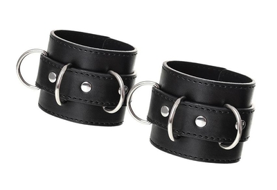 Черные наручники Anonymo на сцепке - фото, цены