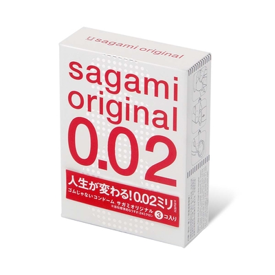 Ультратонкие презервативы Sagami Original 0.02 - 3 шт. - фото, цены