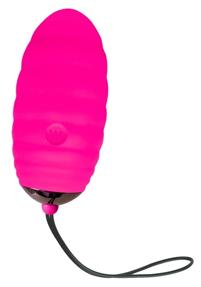 Розовое виброяйцо с пультом ду Ocean Breeze 2.0 + Lrs - фото, цены