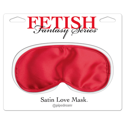 Красная сатиновая маска Satin Love Mask - фото, цены