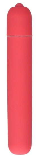 Розовая вибропуля Bullet Vibrator Extra Long - 10,5 см. - фото, цены