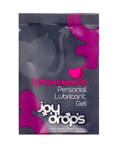 Саше возбуждющей женской смазки на водной основе JoyDrops Enhancement - 5 мл. - фото, цены
