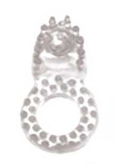 Прозрачное эрекционное кольцо со стимулятором клитора - фото, цены