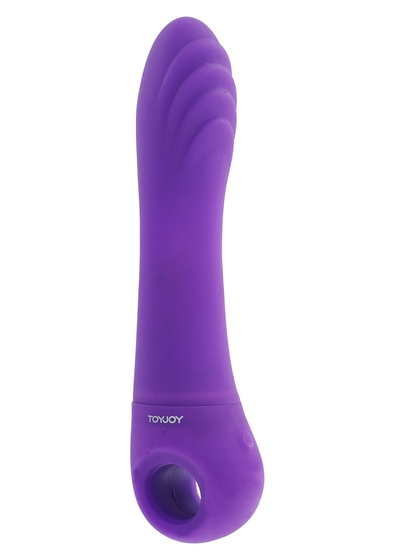 Изысканный фиолетовый вибратор Luna Ii Flexible - 17,5 см. - фото, цены