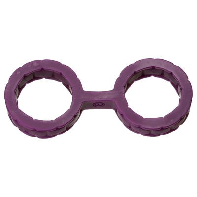 Фиолетовые силиконовые наручники Style Bondage Silicone Cuffs Small - фото, цены