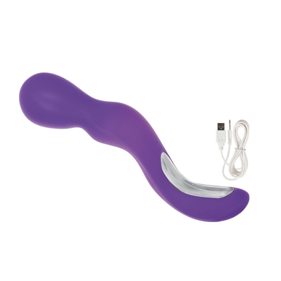 Фиолетовый вибромассажер Lover s Wand - 22,75 см. - фото, цены