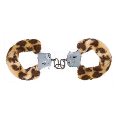 Наручники с леопардовым мехом Furry Fun Cuffs Leopard - фото, цены