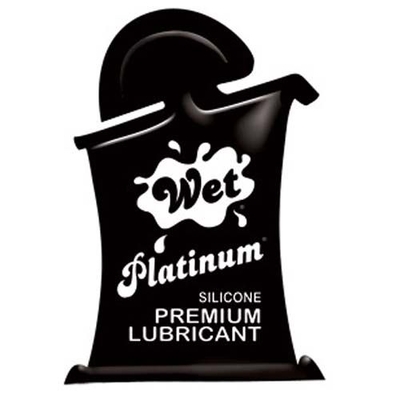 Гель-лубрикант на силиконовой основе Wet Platinum - 10 мл. - фото, цены
