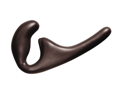 Черный безремневой страпон Seduction - 20,5 см. - фото, цены