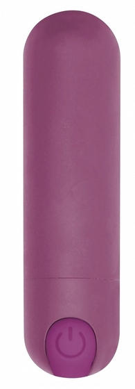 Фиолетовая перезаряжаемая вибропуля 7 Speed Rechargeable Bullet - 7,7 см. - фото, цены