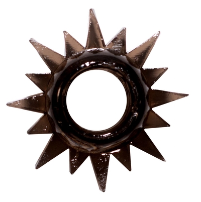 Чёрное эрекционное кольцо Rings Cristal - фото, цены