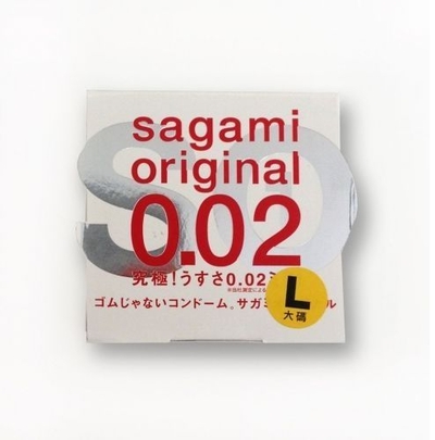 Презерватив Sagami Original 0.02 L-size увеличенного размера - 1 шт. - фото, цены