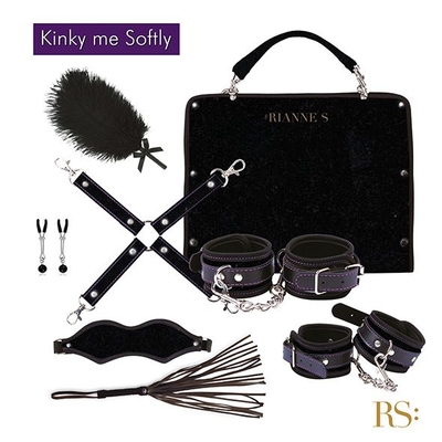 БДСМ-набор в черном цвете Kinky Me Softly - фото, цены
