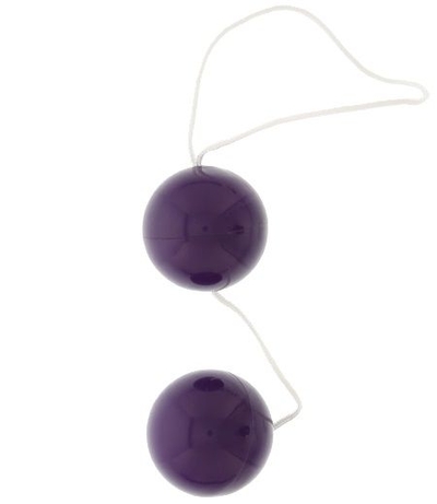 Фиолетовые вагинальные шарики Vibratone Duo Balls Purple Blistercard - фото, цены