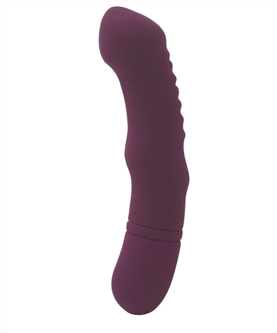 Фиолетовый перезаряжаемый G-вибратор Anfa - 18 см. - фото, цены