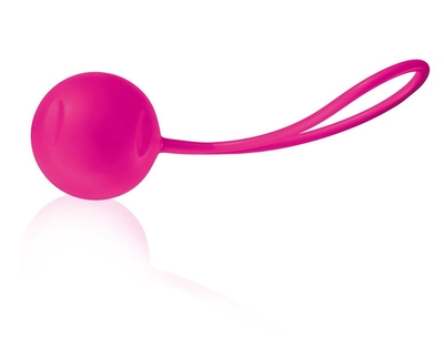 Ярко-розовый вагинальный шарик Joyballs Trend Single - фото, цены
