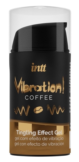 Жидкий интимный гель с эффектом вибрации Vibration! Coffee - 15 мл. - фото, цены