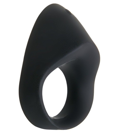 Черное эрекционное кольцо с вибрацией Night Rider - фото, цены
