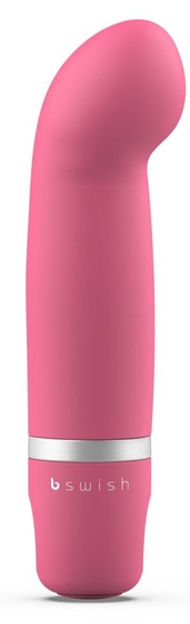 Розовый мини-вибратор Bcute Classic Curve - 10 см. - фото, цены