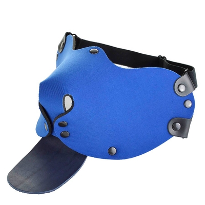 Синяя неопреновая маска Дог - фото, цены