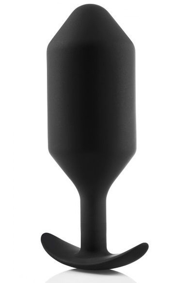 Черная анальная пробка для ношения B-vibe Snug Plug 6 - 17 см. - фото, цены