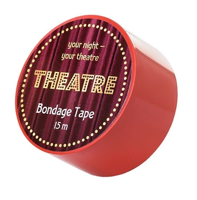 Красный бондажный скотч Toyfa Theatre - 15 м. - фото, цены