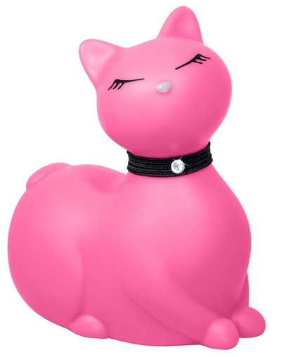 Розовый массажёр-кошка I Rub My Kitty с вибрацией - фото, цены