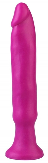 Фиолетовый анальный стимулятор без мошонки - 14 см. - фото, цены