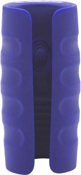 Синий вибромастурбатор с подогревом Private Turbo Stroker - фото, цены