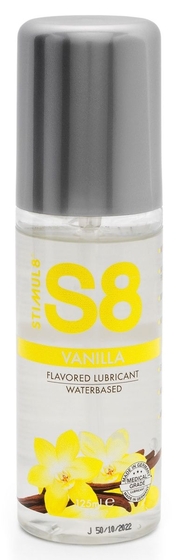 Лубрикант на водной основе Stimul8 Flavored Lube с ванильным ароматом - 125 мл. - фото, цены