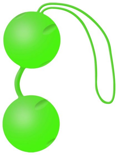 Зелёные вагинальные шарики Joyballs Trend - фото, цены