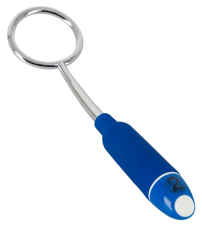 Синяя петля-стимулятор головки Glans Stimulation Loop - 19,1 см. - фото, цены