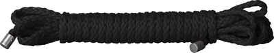 Черная веревка для бандажа Kinbaku - 10 м. - фото, цены