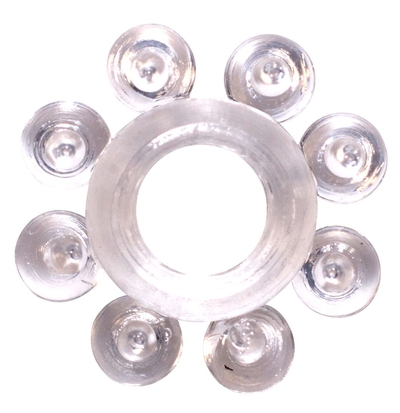 Прозрачное эрекционное кольцо Rings Bubbles - фото, цены