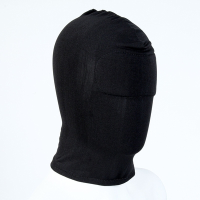 Черная сплошная маска-шлем - фото, цены
