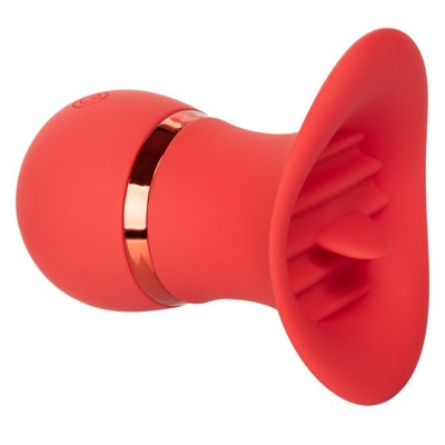 Красный клиторальный вибростимулятор French Kiss Charmer - фото, цены