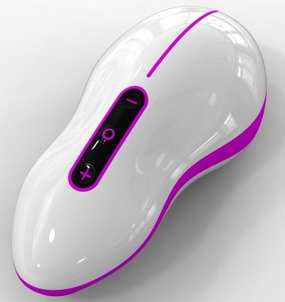 Бело-розовый вибростимулятор Mouse - фото, цены