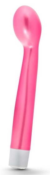 Розовый вибратор G Slim Rechargeable - 18 см. - фото, цены