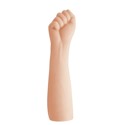 Телесный стимулятор в виде руки со сжатыми в кулак пальцами - 36 см. - фото, цены