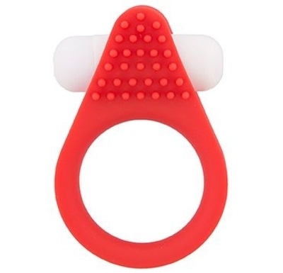Красное эрекционное кольцо Lit-up Silicone Stimu Ring 1 Red - фото, цены